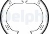 Комплект гальмівних колодок, стоянкове гальмо Delphi LS2076 (фото 1)