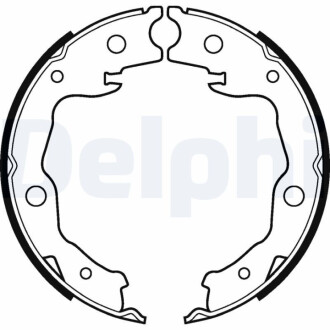 Барабанные тормозные колодки Delphi LS2116