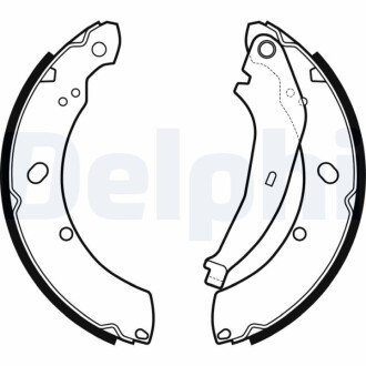 Комплект гальмівних колодок Delphi LS2136