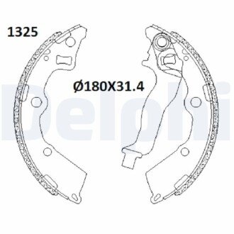 ГАВКУЧІ ГАЛЬМА Delphi LS2199