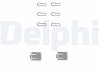 Комплект приладдя, накладка дискового гальма Delphi LX0075 (фото 2)