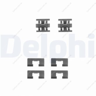 Комплект приладдя, накладка дискового гальма Delphi LX0196