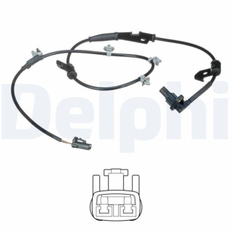 Датчик ABS HYUNDAI P. COUPE 1,6 06- PR Delphi SS20531