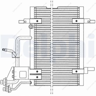 Радиатор кондиционера в сборе Delphi TSP0225011