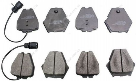 Комплект тормозных накладок, дисковый тормоз Denckermann B110045 (фото 1)