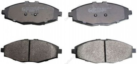 Комплект тормозных накладок, дисковый тормоз Denckermann B110141