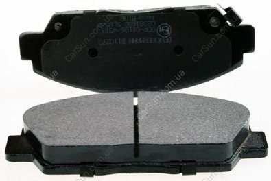 Комплект тормозных накладок, дисковый тормоз Denckermann B110273