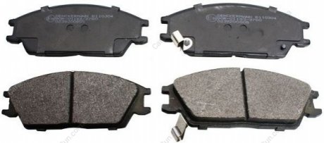 Комплект тормозных накладок, дисковый тормоз Denckermann B110304 (фото 1)