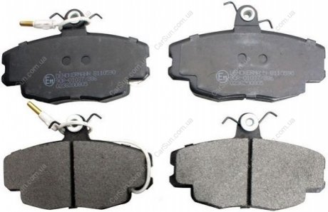 Комплект тормозных накладок, дисковый тормоз Denckermann B110590 (фото 1)