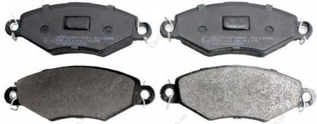 Комплект тормозных накладок, дисковый тормоз Denckermann B110596 (фото 1)