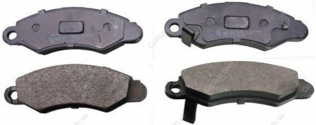 Комплект тормозных накладок, дисковый тормоз Denckermann B110709 (фото 1)
