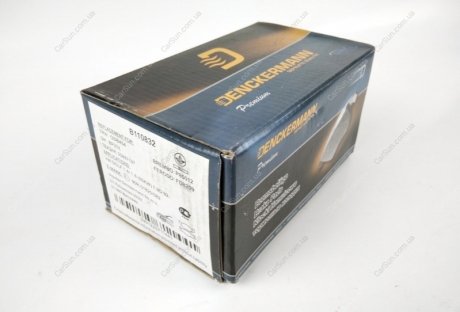 Комплект гальмівних накладок, дискове гальмо Denckermann B110832