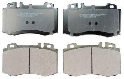 Комплект тормозных накладок, дисковый тормоз Denckermann B110873 (фото 1)