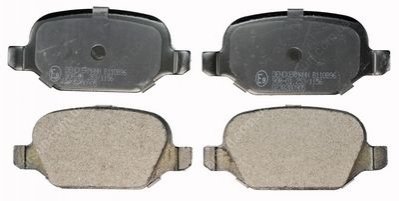 Комплект тормозных накладок, дисковый тормоз Denckermann B110896 (фото 1)
