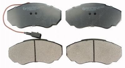 Комплект тормозных накладок, дисковый тормоз Denckermann B110899 (фото 1)