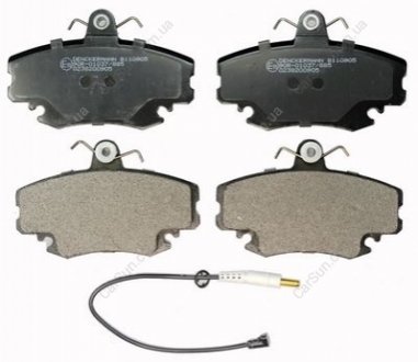 Комплект тормозных накладок, дисковый тормоз Denckermann B110905 (фото 1)