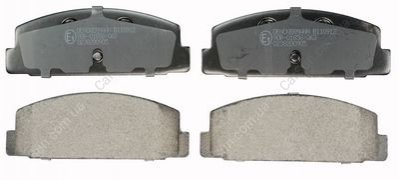 Комплект тормозных накладок, дисковый тормоз Denckermann B110912 (фото 1)