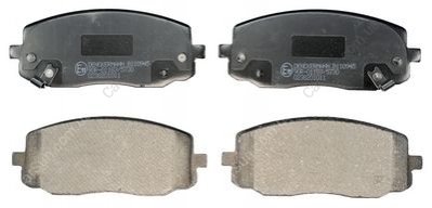 Комплект тормозных накладок, дисковый тормоз Denckermann B110945