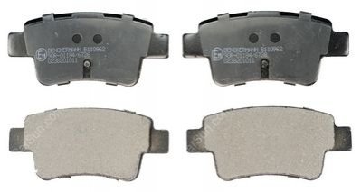 Комплект тормозных накладок, дисковый тормоз Denckermann B110962