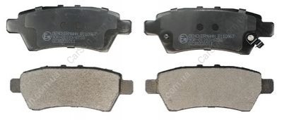 Комплект тормозных накладок, дисковый тормоз Denckermann B110967