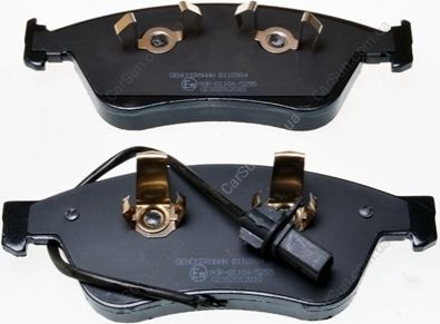 Комплект тормозных накладок, дисковый тормоз Denckermann B110984