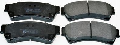Комплект тормозных накладок, дисковый тормоз Denckermann B110986