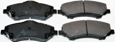 Комплект гальмівних накладок, дискове гальмо Denckermann B110987 (фото 1)