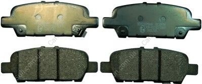 Комплект тормозных накладок, дисковый тормоз Denckermann B110998