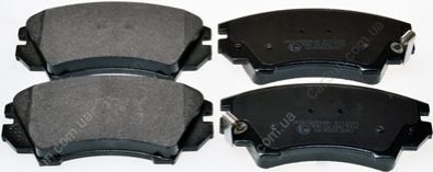 Комплект тормозных накладок, дисковый тормоз Denckermann B111014 (фото 1)