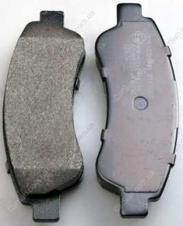 Комплект гальмівних накладок, дискове гальмо Denckermann B111039 (фото 1)