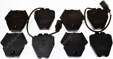 Комплект тормозных накладок, дисковый тормоз Denckermann B111045 (фото 1)