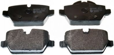 Комплект тормозных накладок, дисковый тормоз Denckermann B111123 (фото 1)