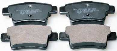Комплект тормозных накладок, дисковый тормоз Denckermann B111238
