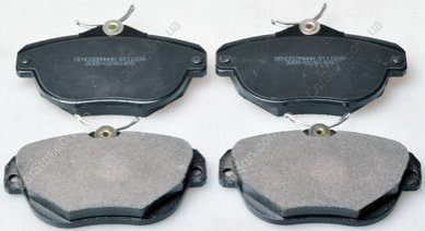 Комплект тормозных накладок, дисковый тормоз Denckermann B111239