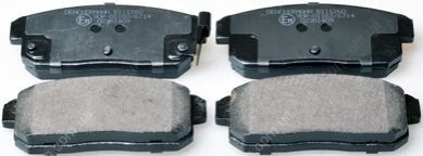 Комплект тормозных накладок, дисковый тормоз Denckermann B111260