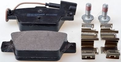 Комплект тормозных накладок, дисковый тормоз Denckermann B111282 (фото 1)