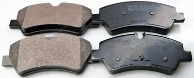 Комплект тормозных накладок, дисковый тормоз Denckermann B111289 (фото 1)