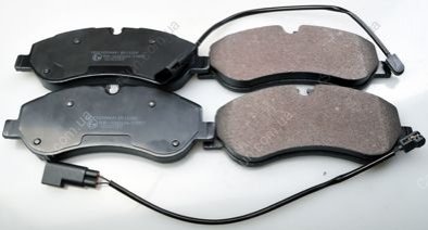 Комплект тормозных накладок, дисковый тормоз Denckermann B111290 (фото 1)