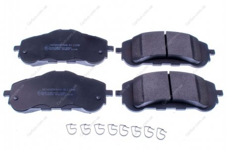 Комплект тормозных накладок, дисковый тормоз Denckermann B111296 (фото 1)