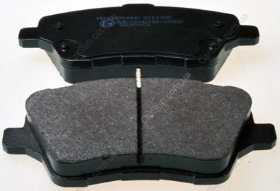 Комплект тормозных накладок, дисковый тормоз Denckermann B111302