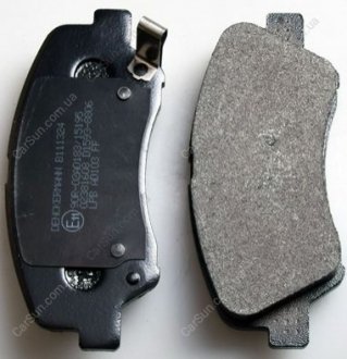 Комплект тормозных накладок, дисковый тормоз Denckermann B111324 (фото 1)