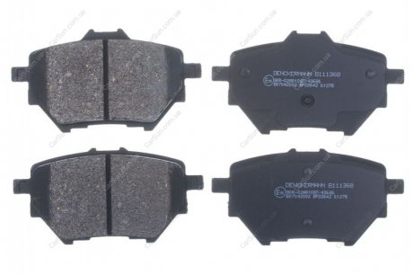 Комплект тормозных накладок, дисковый тормоз Denckermann B111368 (фото 1)