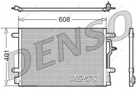 Конденсатор, система кондиціонування повітря DENSO DCN02011
