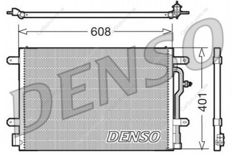 Конденсатор, система кондиціонування повітря DENSO DCN02012