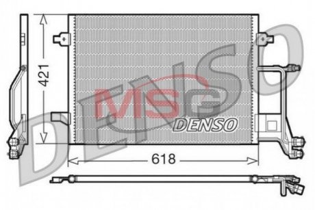 Радиатор кондиционера в сборе DENSO DCN02013