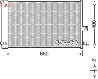 Skraplacz BMW X3 / X4 17- DENSO DCN05037 (фото 1)