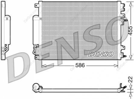 Конденсатор, система кондиціонування повітря DENSO DCN06001 (фото 1)