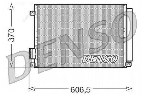 Радиатор кондиционера - (1780092 / 9S5119710AA / 51786211) DENSO DCN09045