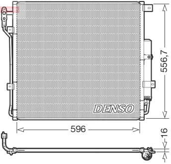 Skraplacz LAND ROVER DISCOVERY IV / RANGE ROVER SPORT 09- DENSO DCN14004