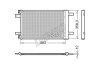 Радиатор кондиционера CITROEN BERLINGO (K9) 18-, BERLINGO (K9) 18-, BERLINGO (B9) 16- DENSO DCN21032 (фото 2)